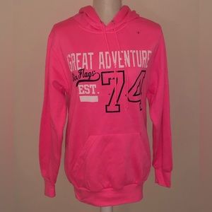 Six Flags Pink Hoodie